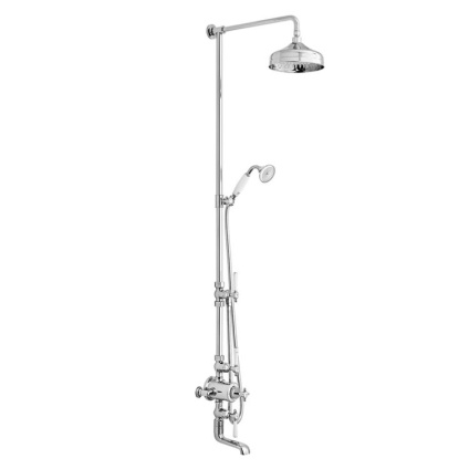 Cutout image of Booth & Co. Axbridge Thermostatic Shower Bath Column